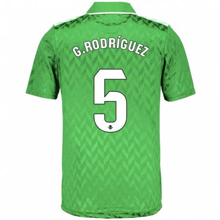 Kandiny Enfant Maillot Guido Rodríguez #5 Vert Tenues Extérieur 2023/24 T-Shirt