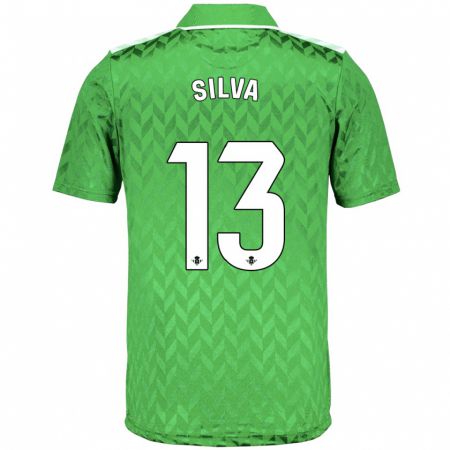 Kandiny Enfant Maillot Rui Silva #13 Vert Tenues Extérieur 2023/24 T-Shirt