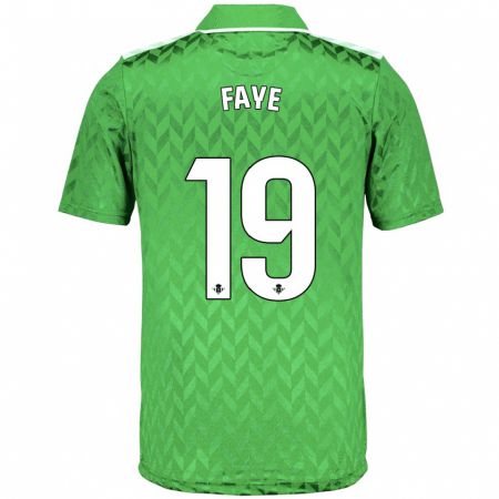 Kandiny Enfant Maillot Souleymane Faye #19 Vert Tenues Extérieur 2023/24 T-Shirt
