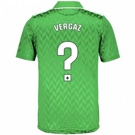 Kandiny Enfant Maillot Alejandro Vergaz #0 Vert Tenues Extérieur 2023/24 T-Shirt