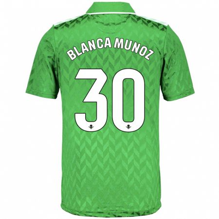 Kandiny Enfant Maillot Blanca Muñoz #30 Vert Tenues Extérieur 2023/24 T-Shirt