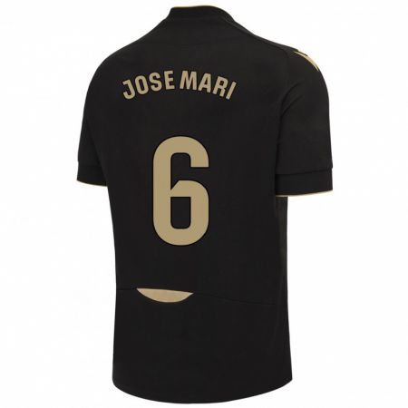 Kandiny Enfant Maillot José Mari #6 Noir Tenues Extérieur 2023/24 T-Shirt