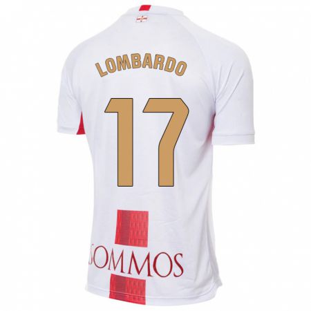 Kandiny Enfant Maillot Enzo Lombardo #17 Blanc Tenues Extérieur 2023/24 T-Shirt