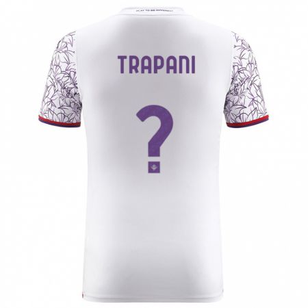 Kandiny Enfant Maillot Niccolò Trapani #0 Blanc Tenues Extérieur 2023/24 T-Shirt