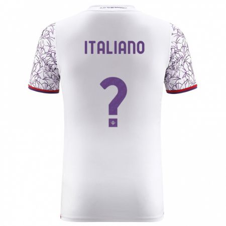 Kandiny Enfant Maillot Riccardo Italiano #0 Blanc Tenues Extérieur 2023/24 T-Shirt