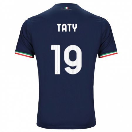 Kandiny Enfant Maillot Taty Castellanos #19 Marin Tenues Extérieur 2023/24 T-Shirt