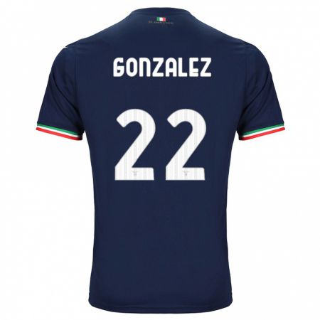 Kandiny Enfant Maillot Diego González #22 Marin Tenues Extérieur 2023/24 T-Shirt