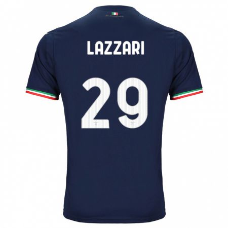 Kandiny Enfant Maillot Manuel Lazzari #29 Marin Tenues Extérieur 2023/24 T-Shirt