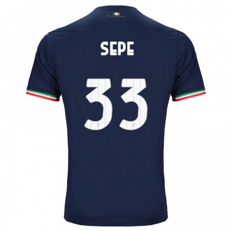 Kandiny Enfant Maillot Luigi Sepe #33 Marin Tenues Extérieur 2023/24 T-Shirt