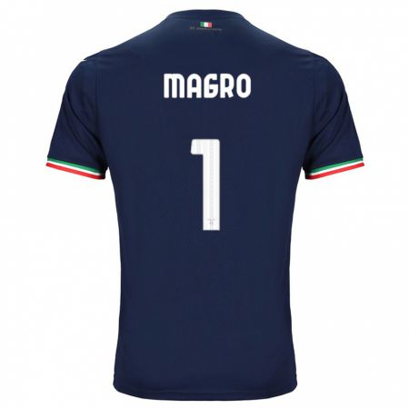 Kandiny Enfant Maillot Federico Magro #1 Marin Tenues Extérieur 2023/24 T-Shirt
