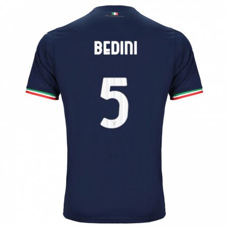 Kandiny Enfant Maillot Filippo Bedini #5 Marin Tenues Extérieur 2023/24 T-Shirt