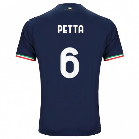 Kandiny Enfant Maillot Andrea Petta #6 Marin Tenues Extérieur 2023/24 T-Shirt