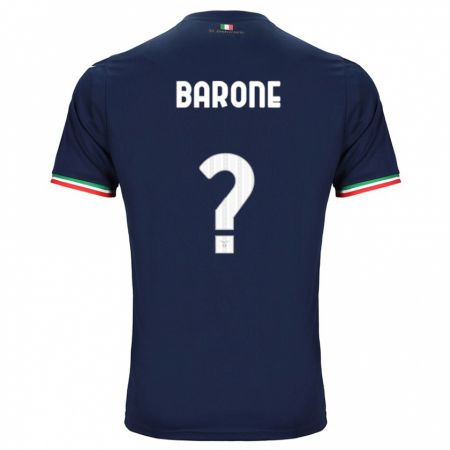 Kandiny Enfant Maillot Alessio Barone #0 Marin Tenues Extérieur 2023/24 T-Shirt