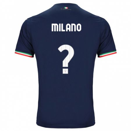 Kandiny Enfant Maillot Alessandro Milano #0 Marin Tenues Extérieur 2023/24 T-Shirt