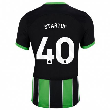Kandiny Enfant Maillot Katie Startup #40 Vert Noir Tenues Extérieur 2023/24 T-Shirt