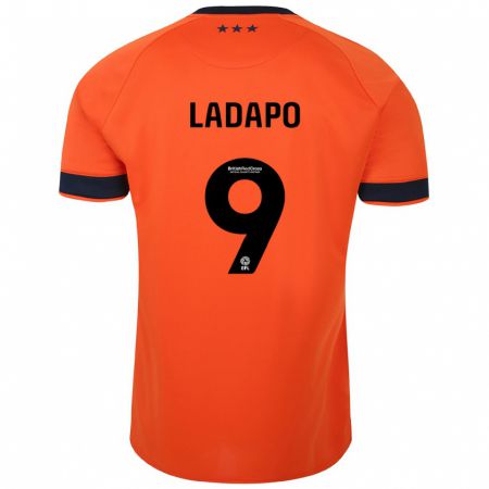 Kandiny Enfant Maillot Freddie Ladapo #9 Orange Tenues Extérieur 2023/24 T-Shirt