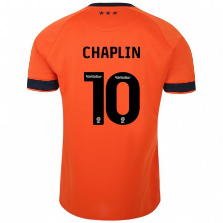 Kandiny Enfant Maillot Conor Chaplin #10 Orange Tenues Extérieur 2023/24 T-Shirt