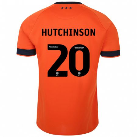 Kandiny Enfant Maillot Omari Hutchinson #20 Orange Tenues Extérieur 2023/24 T-Shirt