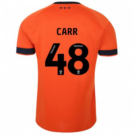 Kandiny Enfant Maillot Ryan Carr #48 Orange Tenues Extérieur 2023/24 T-Shirt