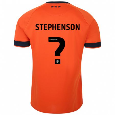 Kandiny Enfant Maillot Sean Stephenson #0 Orange Tenues Extérieur 2023/24 T-Shirt