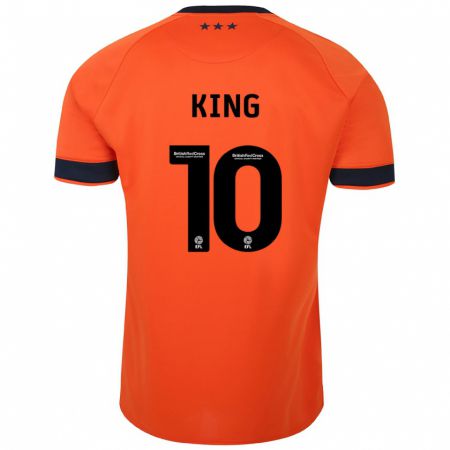 Kandiny Enfant Maillot Eloise King #10 Orange Tenues Extérieur 2023/24 T-Shirt