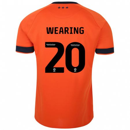 Kandiny Enfant Maillot Megan Wearing #20 Orange Tenues Extérieur 2023/24 T-Shirt