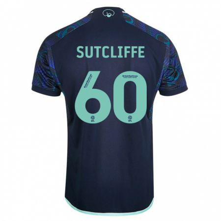 Kandiny Enfant Maillot Harvey Sutcliffe #60 Bleu Tenues Extérieur 2023/24 T-Shirt