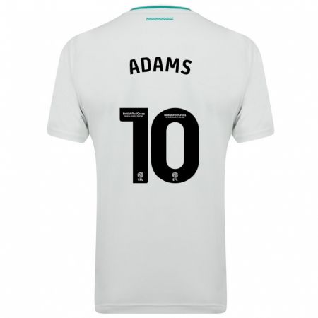 Kandiny Enfant Maillot Ché Adams #10 Blanc Tenues Extérieur 2023/24 T-Shirt