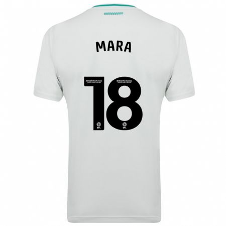 Kandiny Enfant Maillot Sékou Mara #18 Blanc Tenues Extérieur 2023/24 T-Shirt