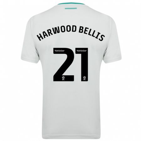 Kandiny Enfant Maillot Taylor Harwood-Bellis #21 Blanc Tenues Extérieur 2023/24 T-Shirt