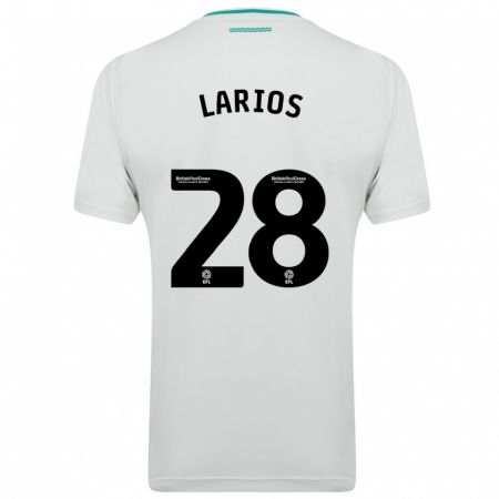 Kandiny Enfant Maillot Juan Larios #28 Blanc Tenues Extérieur 2023/24 T-Shirt