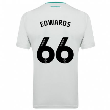 Kandiny Enfant Maillot Diamond Edwards #66 Blanc Tenues Extérieur 2023/24 T-Shirt