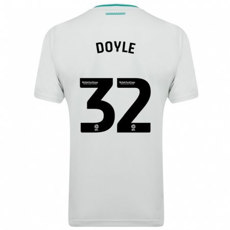 Kandiny Enfant Maillot Kamari Doyle #32 Blanc Tenues Extérieur 2023/24 T-Shirt