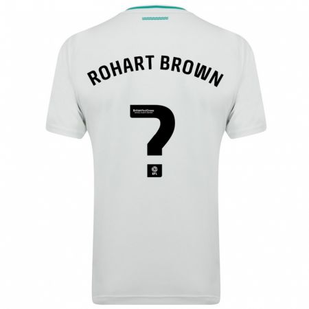 Kandiny Enfant Maillot Thierry Rohart-Brown #0 Blanc Tenues Extérieur 2023/24 T-Shirt