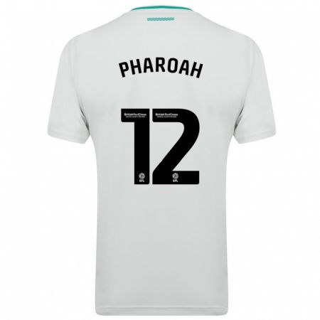 Kandiny Enfant Maillot Sophia Pharoah #12 Blanc Tenues Extérieur 2023/24 T-Shirt