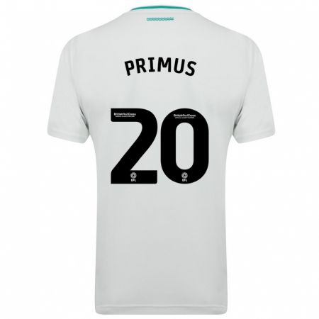 Kandiny Enfant Maillot Atlanta Primus #20 Blanc Tenues Extérieur 2023/24 T-Shirt