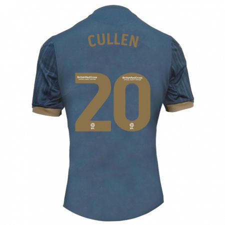 Kandiny Enfant Maillot Liam Cullen #20 Sarcelle Foncée Tenues Extérieur 2023/24 T-Shirt