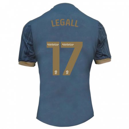 Kandiny Enfant Maillot Monet Legall #17 Sarcelle Foncée Tenues Extérieur 2023/24 T-Shirt