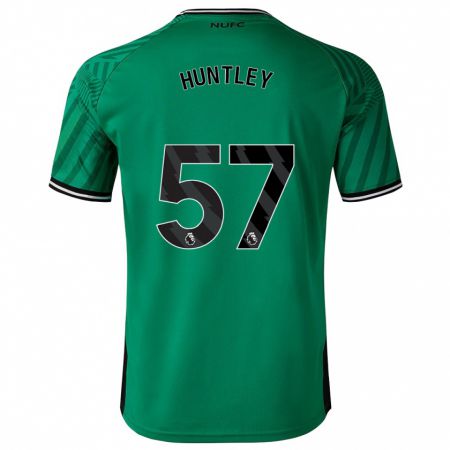 Kandiny Enfant Maillot James Huntley #57 Vert Tenues Extérieur 2023/24 T-Shirt