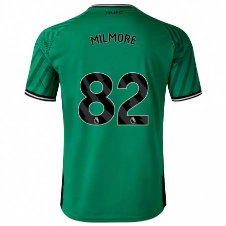 Kandiny Enfant Maillot Carter Milmore #82 Vert Tenues Extérieur 2023/24 T-Shirt