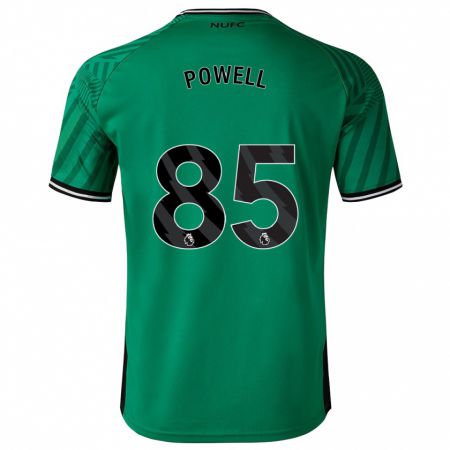Kandiny Enfant Maillot Rory Powell #85 Vert Tenues Extérieur 2023/24 T-Shirt