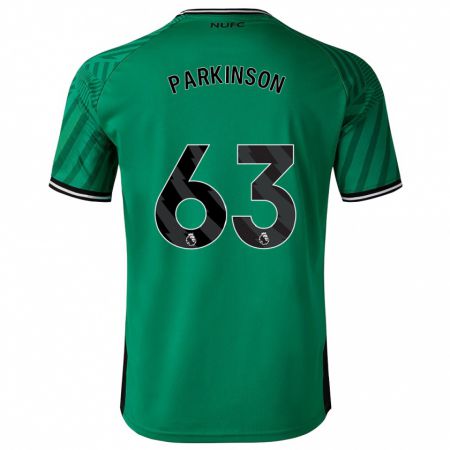 Kandiny Enfant Maillot Ben Parkinson #63 Vert Tenues Extérieur 2023/24 T-Shirt