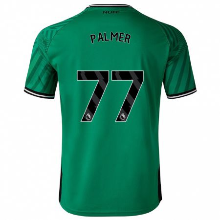 Kandiny Enfant Maillot Darren Palmer #77 Vert Tenues Extérieur 2023/24 T-Shirt