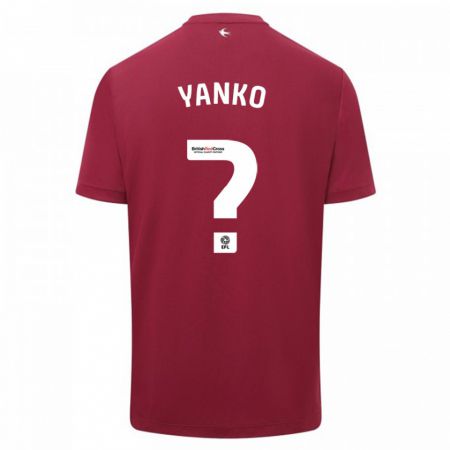 Kandiny Enfant Maillot Nativ Yanko #0 Rouge Tenues Extérieur 2023/24 T-Shirt