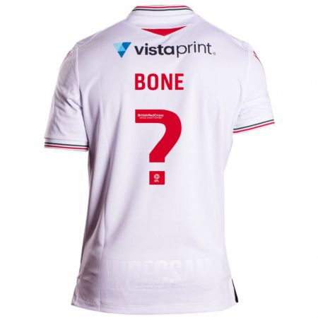 Kandiny Enfant Maillot Kai Bone #0 Blanc Tenues Extérieur 2023/24 T-Shirt