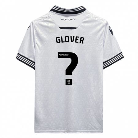 Kandiny Enfant Maillot Jay Glover #0 Blanc Tenues Extérieur 2023/24 T-Shirt