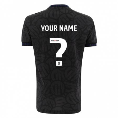 Kandiny Enfant Maillot Votre Nom #0 Noir Tenues Extérieur 2023/24 T-Shirt