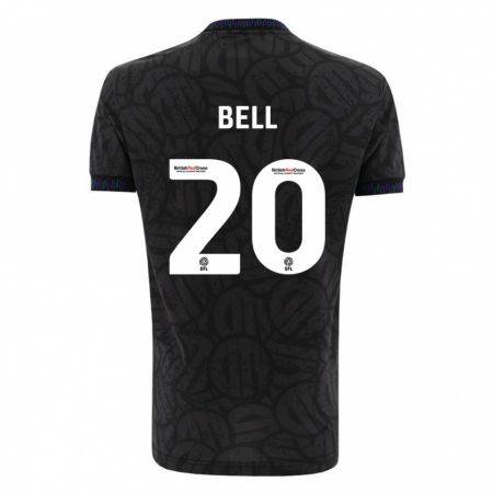 Kandiny Enfant Maillot Sam Bell #20 Noir Tenues Extérieur 2023/24 T-Shirt