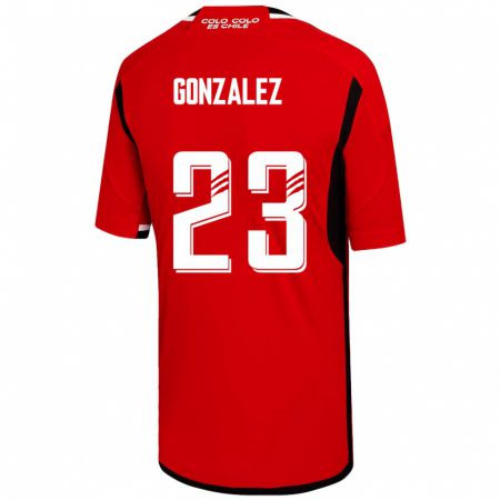 Kandiny Enfant Maillot Ramiro González #23 Rouge Tenues Extérieur 2023/24 T-Shirt