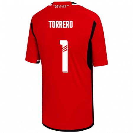Kandiny Enfant Maillot Ryann Torrero #1 Rouge Tenues Extérieur 2023/24 T-Shirt